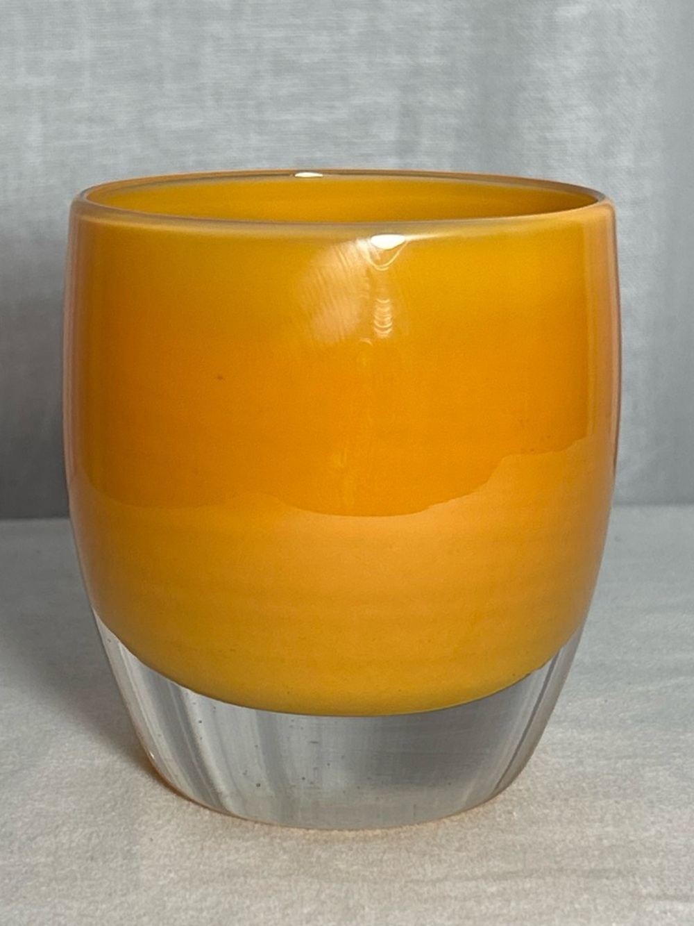 Glassybaby | Pumpkin | Orange Hand-blown glass | Votive Holder
